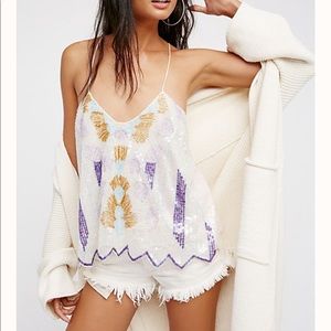 Free People Sequin Top
